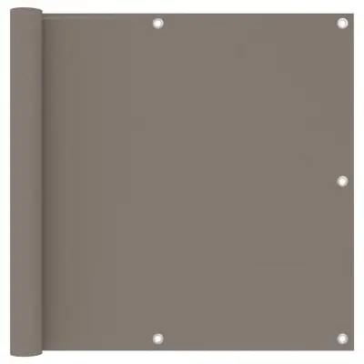 vidaXL Balkonsko platno taupe 90x600 cm oksford blago
