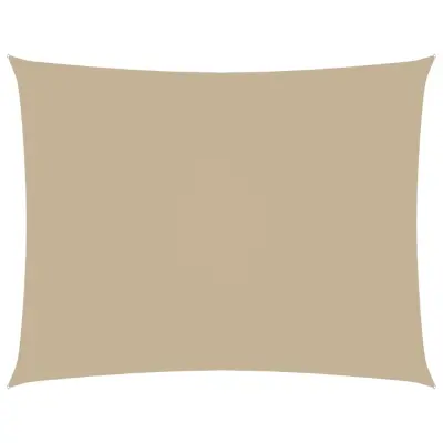 vidaXL Senčno jadro oksford blago pravokotno 2x3,5 m bež