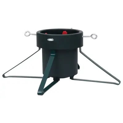 vidaXL Stojalo za novoletno jelko črno 46x46x19 cm