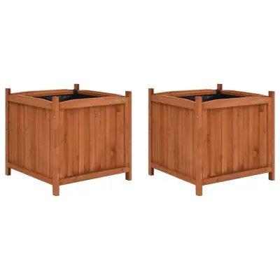 vidaXL Visoke grede 2 kosa 50x50x50 cm les jelke