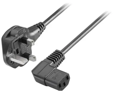 SIMATIC HMI Cable for non-heating apparatus 90°\, 110/230 V DC For United Kingdom Siemens 6ES79001BA000XA0 tok napajalni kabel