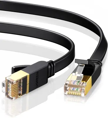 Ugreen Cat7 RJ45 ploščat mrežni kabel 2m
