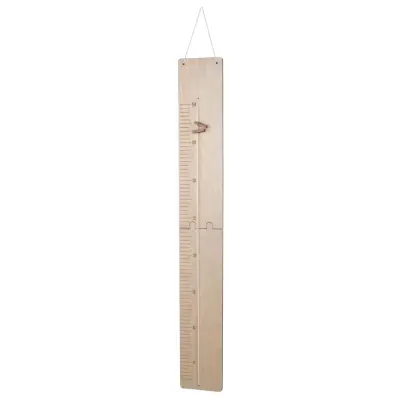 Merilni trak za otroke, lesen, natur, od 60 do 140 cm, set