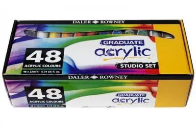 Graduate akrilne barve set 48x22ml