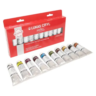 Lukas Cryl Pastos akr.barve set 10x37 ml