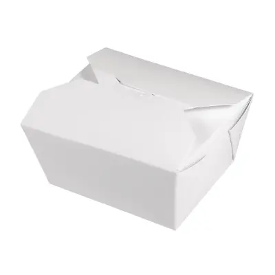 Škatle za živila, 600ml, bele, 12x10.5cm, set 4