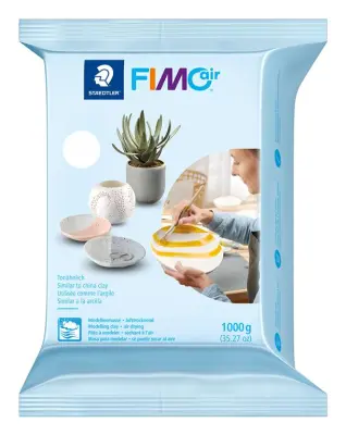 Modelirna masa FIMOair 1kg bela