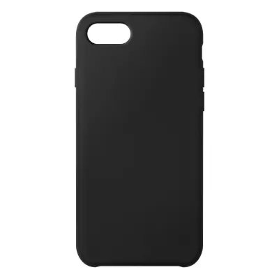 Silikonski zašcitni ovoj, Soft-Touch zakljucek - crna str. Apple iPhone SE 2022, 2020 in iPhone 8, 7