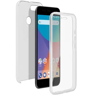 Izjemno prozorna trda sprednja in zadnja integrirana zašcitna školjka str. Xiaomi Mi A1