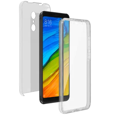Izjemno prozorna trda sprednja in zadnja integrirana zašcitna školjka str. Xiaomi Redmi 5