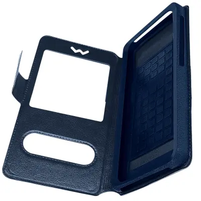 Folio ovitek Extra-Slim 2x Window (hitro sprostitev) Velikost XXL - polnocno modra