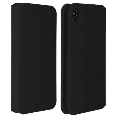 Preklopni ovitek za knjigo Držalo za kartico in podpora za video - crna str. Apple iPhone XR