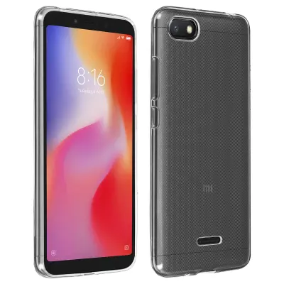 Zašcitni etui iz silikonskega gela - Transparent p. Xiaomi Redmi 6A