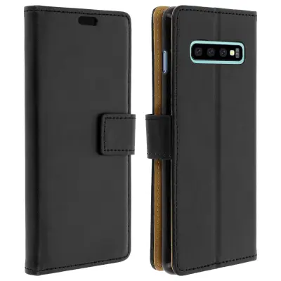 Folio etui za denarnico in stojalo za video - crna str. Samsung Galaxy S10