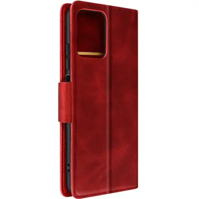 Etui za Nokia G22 Wallet Video Support Series Bara Soft Leather Red