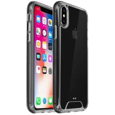 Trda torbica Contour Bumper, zbirka Crystal - ultra prozorna str. Apple iPhone X in XS