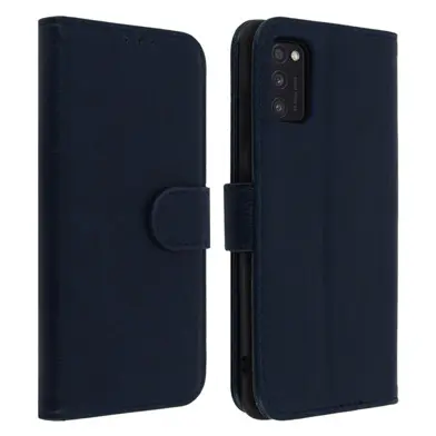 Folio Case Samsung Galaxy A41 z držalom za kartico - modra