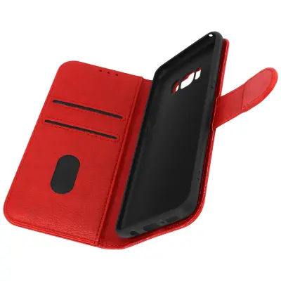 Folio Case Samsung Galaxy S8 z držalom za kartico - rdeca