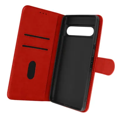 Folio Case Google Pixel 7 Pro z držalom za kartico - rdeca