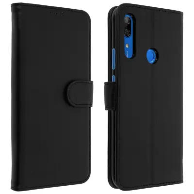 Folio Case Huawei P Smart Z , Honor 9X z držalom za kartico - Crna