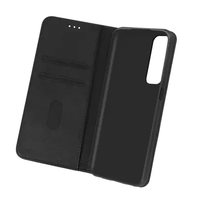 Folio Case Oppo Find X3 Neo z držalom za kartico - Crna