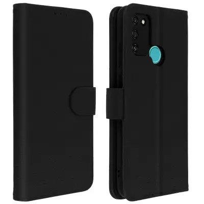 Folio Case Honor 9A z držalom za kartico - Crna