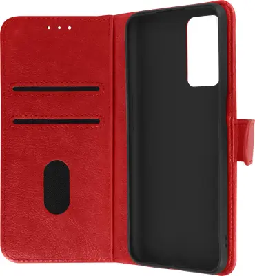 Folio Case Oppo A16 / A16s z držalom za kartico - rdeca