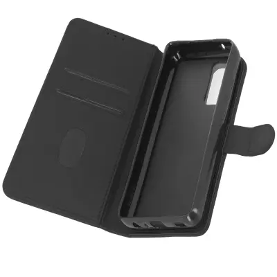 Folio Case Samsung Galaxy A52 z držalom za kartico - Crna