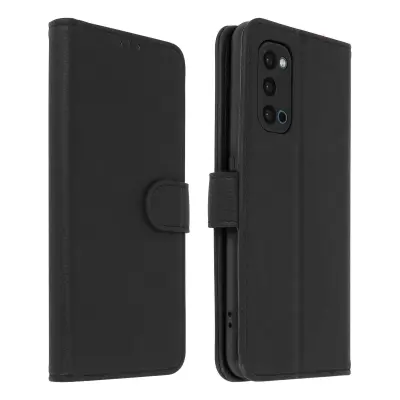 Folio Case Oppo Reno 4 z držalom za kartico - Crna