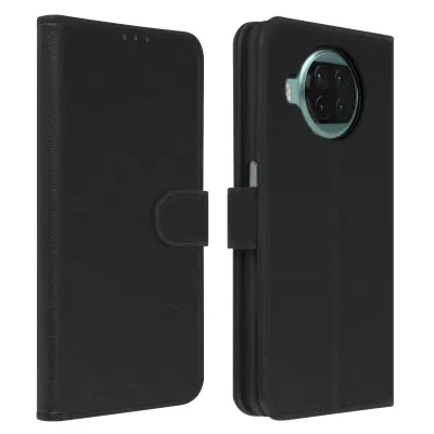 Folio Case Xiaomi Mi 10T Lite z držalom za kartico - Crna