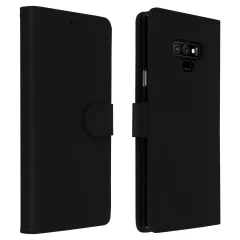 Folio Case Samsung Galaxy Note 9 z držalom za kartico - Crna