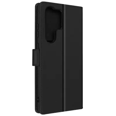 Folio Case Samsung Galaxy S23 Ultra z držalom za kartico - Crna