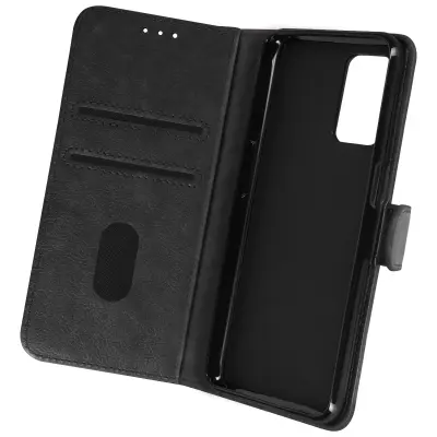 Folio Case Realme 8 5G z držalom za kartico - Crna