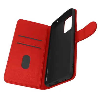 Folio Case Oppo A94 5G z držalom za kartico - rdeca