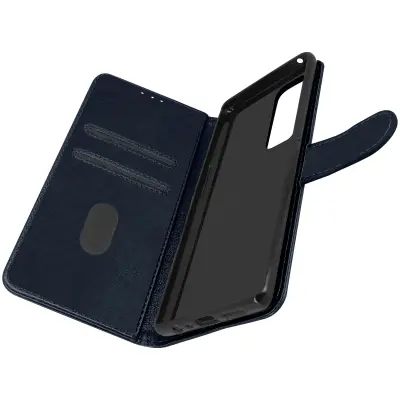 Folio Case Samsung Galaxy A52 / A52 5G z držalom za kartico - modra