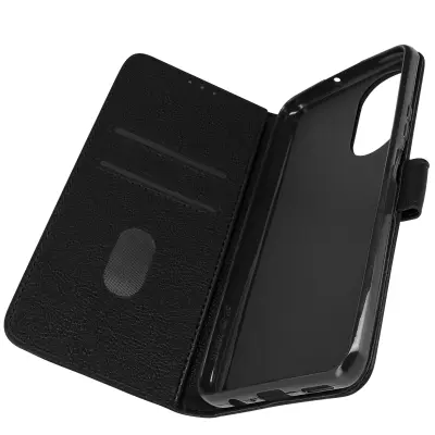 Folio Case Honor X7 z držalom za kartico - Crna