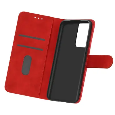 Folio Case Samsung Galaxy S21 Ultra z držalom za kartico - rdeca