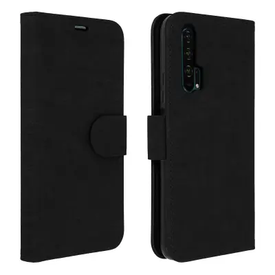 Folio Case Honor 20 Pro z držalom za kartico - Crna
