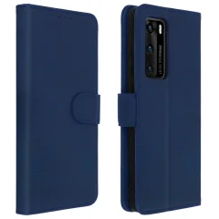 Folio Case Huawei P40 z držalom za kartico - modra