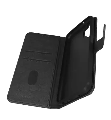 Folio Case Samsung Galaxy A13 4G z držalom za kartico - Crna