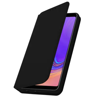 Folio Cover Držalo za kartice in stojalo za video - crna str. Samsung Galaxy A9 2018