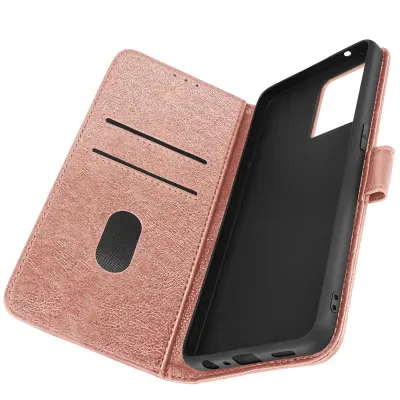 Folio Case Oppo Reno 7 z držalom za kartico - roza guba