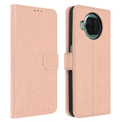 Folio Case Xiaomi Mi 10T Lite z držalom za kartico - roza guba