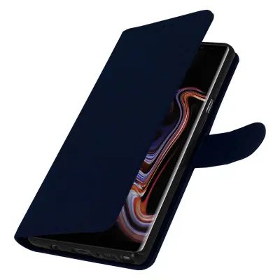 Folio Case Samsung Galaxy Note 9 z držalom za kartico - modra