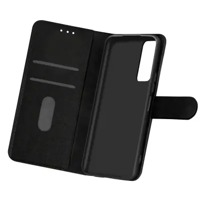 Folio Case Samsung Galaxy A03S z držalom za kartico - Crna