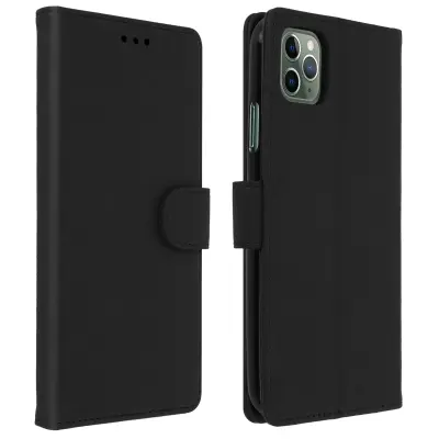 Folio Case iPhone 11 Pro Max z držalom za kartico - Crna