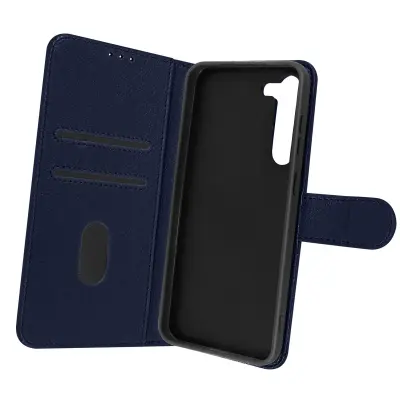 Folio Case Samsung Galaxy S23 Plus z držalom za kartico - modra