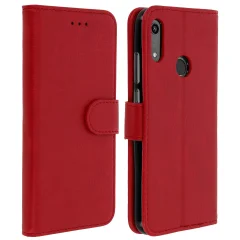 Folio Case Huawei Y6 2019 , Honor 8A z držalom za kartico - rdeca