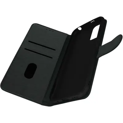 Folio Case Redmi Note 10 5G / Poco M3 Pro z držalom za kartico - Crna