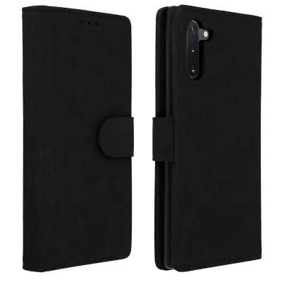Folio Case Samsung Galaxy Note 10 z držalom za kartico - Crna